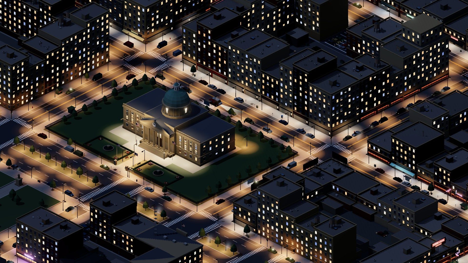 City Hall at night